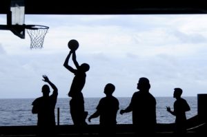 basketball-team silhouette